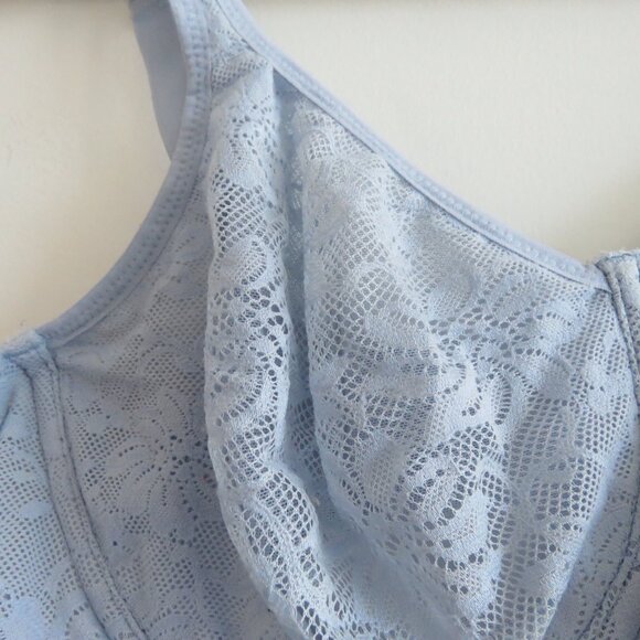 WACOAL Soft Sense Underwire Lace Bra in Kentucky Blue Pastel Feminine - Size 40C - Picture 6 of 14